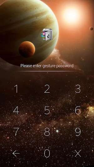 AppLock Theme Universe Screenshot 1
