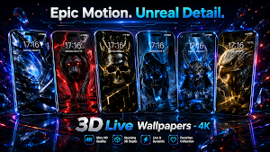 3D Live Wallpapers - 4K Screenshot 1