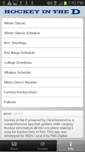 Hockey in the D - WDIV Detroit Screenshot 2