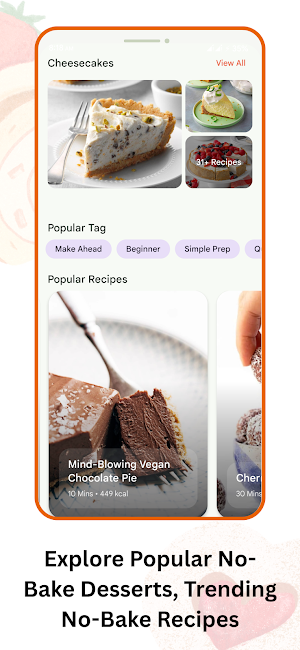 Easy No Bake Dessert Recipes Screenshot 1