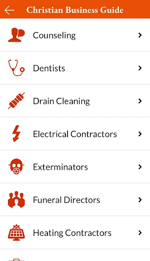 Christian Business Guide Screenshot 1