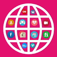 All in One Social Browser App