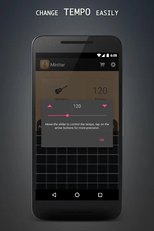 Minitar - Acoustic Guitar Strumming for Singers Screenshot 2