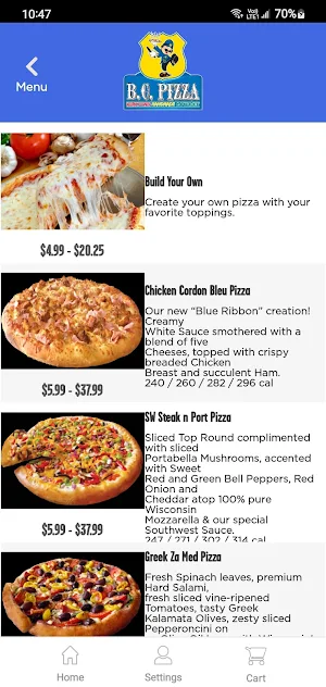 B.C. Pizza – Order Now! Screenshot 3