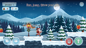 Gift Run: Santa Platformer Screenshot 0