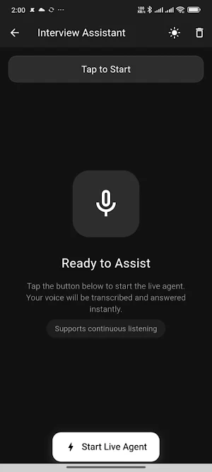 interview assistant Screenshot 1