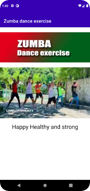 Zumba dance exercise Screenshot 2