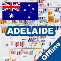 Adelaide Metro Rail Travel Map