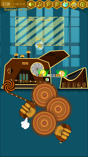 Steampunk Idle Spinner: Coin Machines Screenshot 1