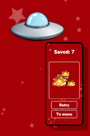 Red Space - Cosmonaut Saving Screenshot 1