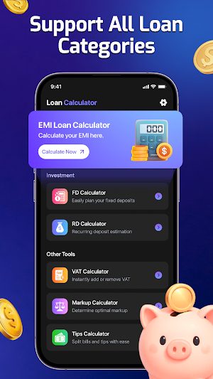 LoanTool EMI Loan Calculator Screenshot 0