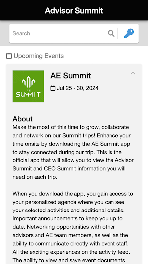 AE Summit Screenshot 1