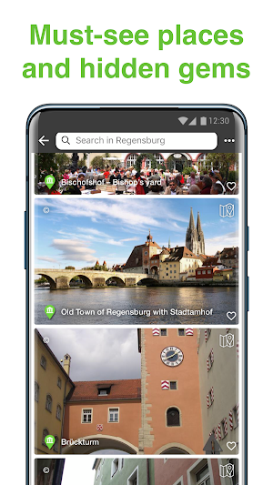 Regensburg SmartGuide - Audio Guide & Offline Maps Screenshot 2