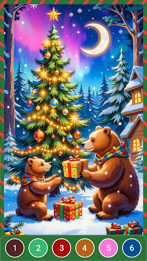 Christmas Joy: Paint by Number Screenshot 1