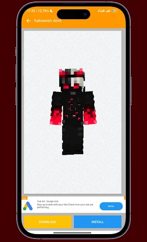 Devil Skin for Minecraft PE Screenshot 1