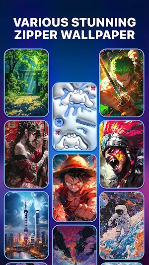 Wallpaper Zipper Lock Screenshot 2