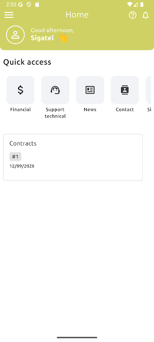 Portal Sigatel Screenshot 2