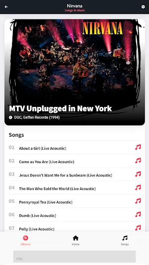 Nirvana: Songs & Music Screenshot 2