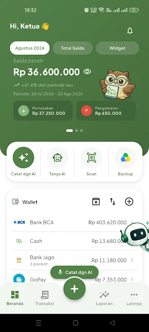 Artosku - Pencatat Keuanganmu Screenshot 0