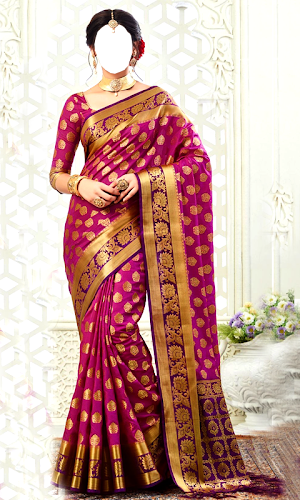 Women Pattu Saree Photo Maker Screenshot 2