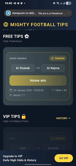 mighty football tips Screenshot 1