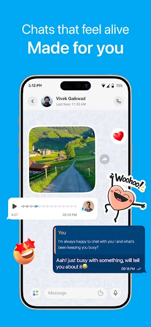 Hike Messenger Screenshot 1