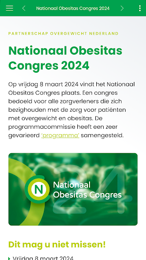 Nationaal Obesitas Congres Screenshot 0