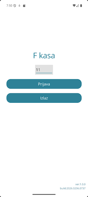 Fiskalna kasa Filip inf. Screenshot 0