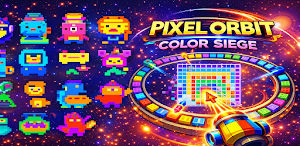 Pixel Orbit: Color Siege Screenshot 0