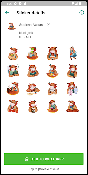 Stickers de Vacas Screenshot 1
