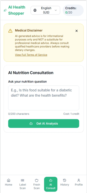 AI Health Shopper Screenshot 3