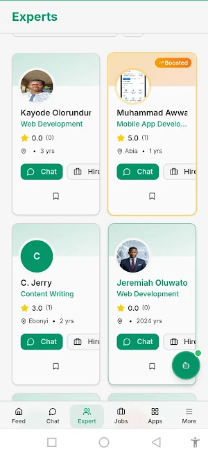 Naijalancers: Freelance App Screenshot 1
