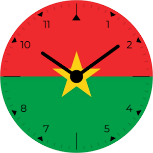 Burkina Faso Analog Watch Face Screenshot 3