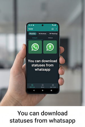 SAVER - Download WA Status Screenshot 1