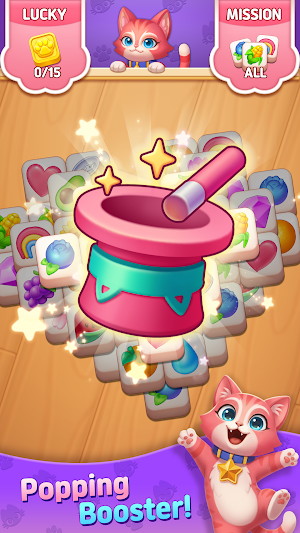 Kitty Home: Match 3 Tiles Screenshot 1