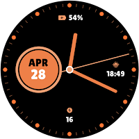 Purely Pointed Watch Face