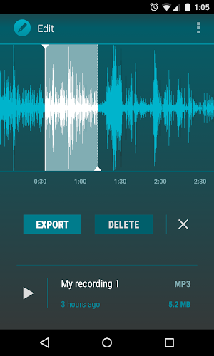 AudioField: MP3 Voice Recorder Screenshot 2