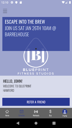 Blueprint Fitness Studios Screenshot 0