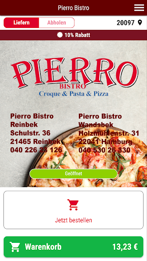 Pierro Bistro Screenshot 0