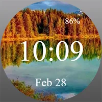 Autumn Beach - Watch Face