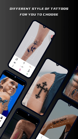 Tattoo Editor - Photo stickers Screenshot 1
