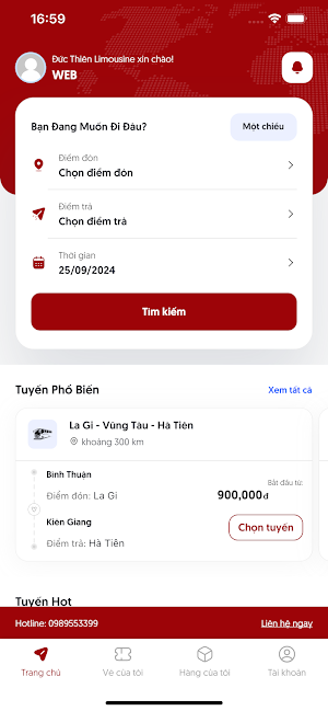 Đức Thiên Limousine Screenshot 0