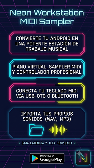 Neon Workstation MIDI Sampler Screenshot 2
