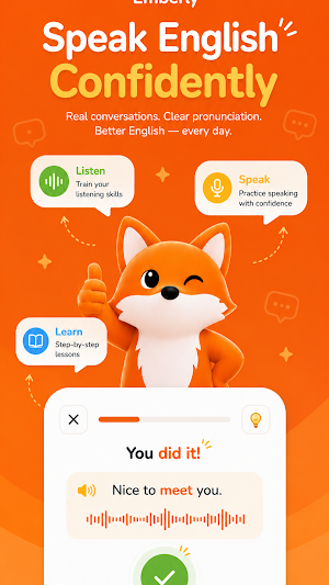 Emberly: Learn English Screenshot 0