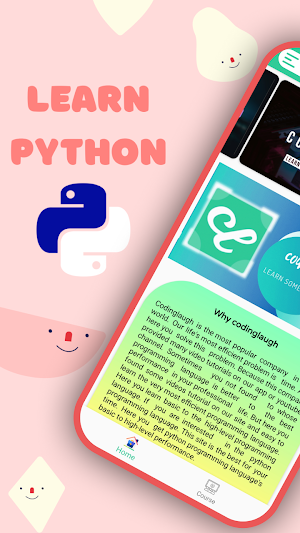codinglaugh - Learn python, oop, file (beta) Screenshot 0