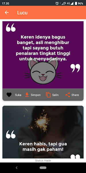 Status Hade WA Screenshot 3