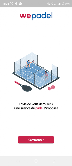 WePadel, Abidjan Screenshot 0