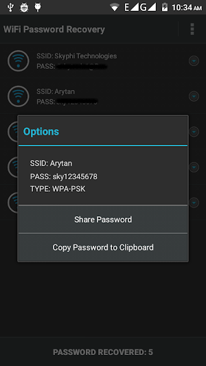 WiFi Password Recovery Screenshot 3
