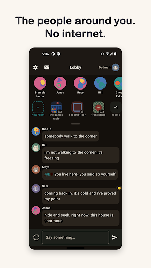 Pome - Local Chat & Games Screenshot 0