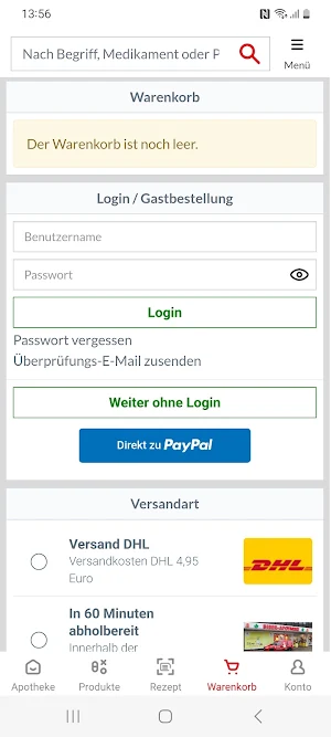 Biber Apotheke: E-Rezept App Screenshot 3